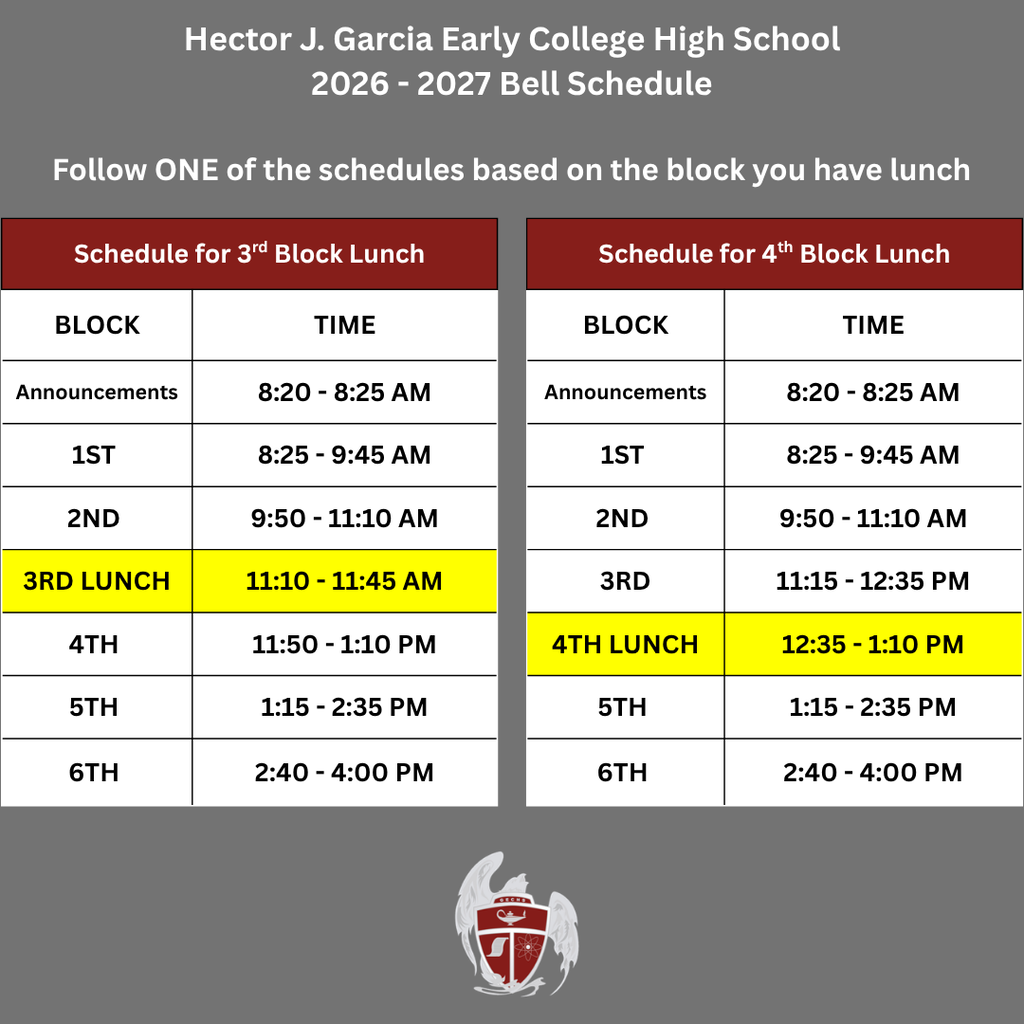 Bell Schedule