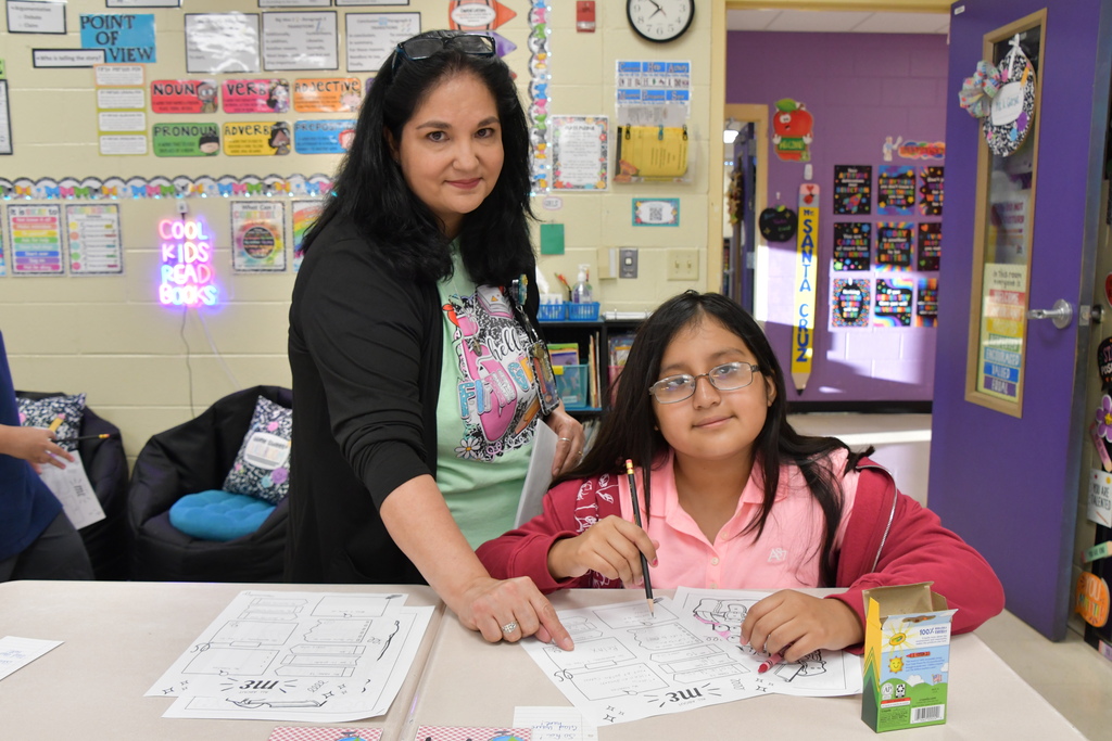 First day of school at Farias Elementary