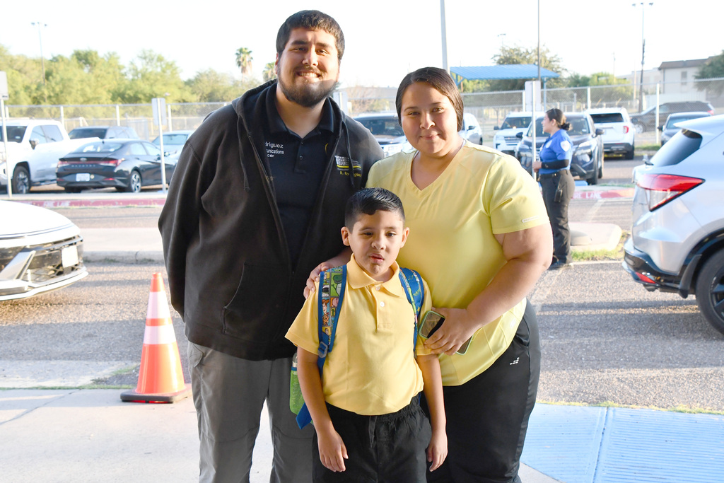 First day of school at Farias Elementary