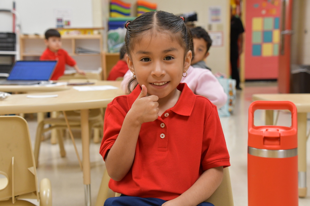 First day of school at Farias Elementary