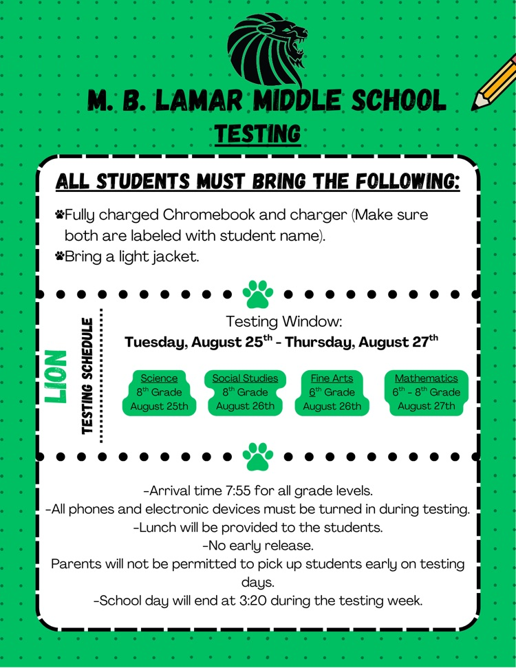 testing flyer