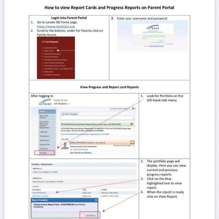 progress reports