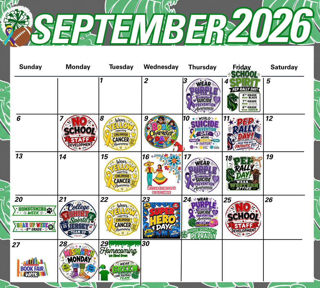 September Calendar
