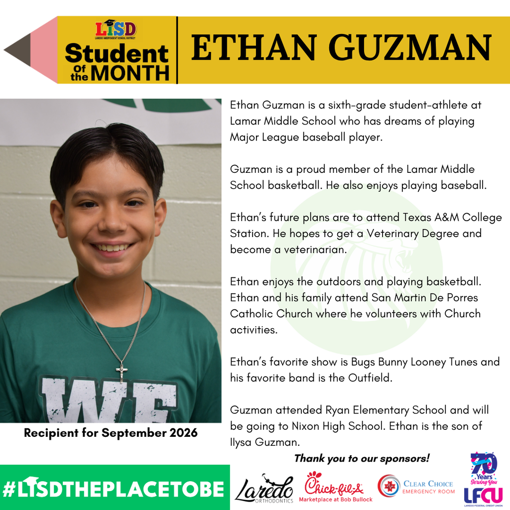 LMS Student of the Month September