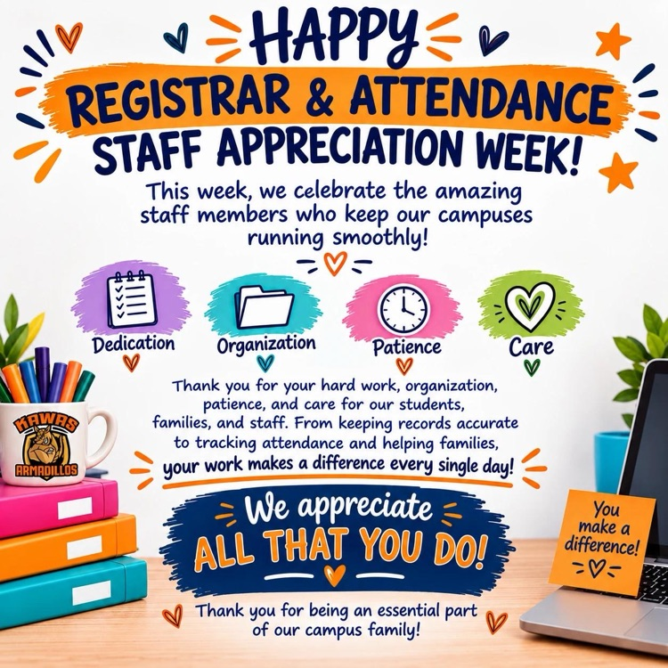 Happy Register and attendance week