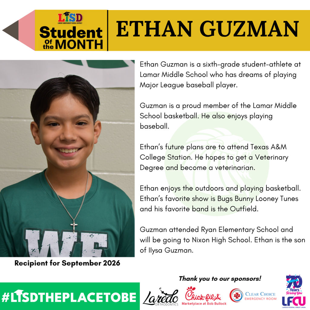 LMS Student of the Month 