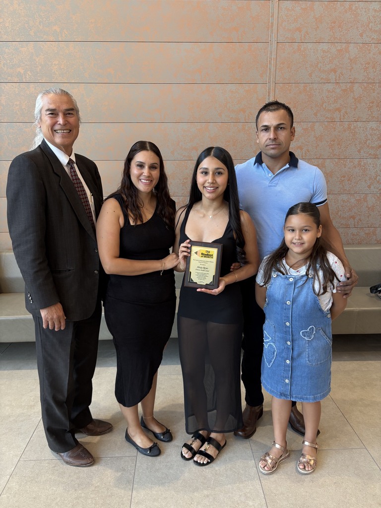Congratulations to 8th grader Alexia Reyes, LISD Student of the Month for September.