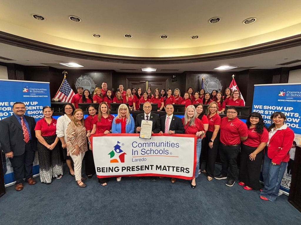 communities in schools picture at city council recognition