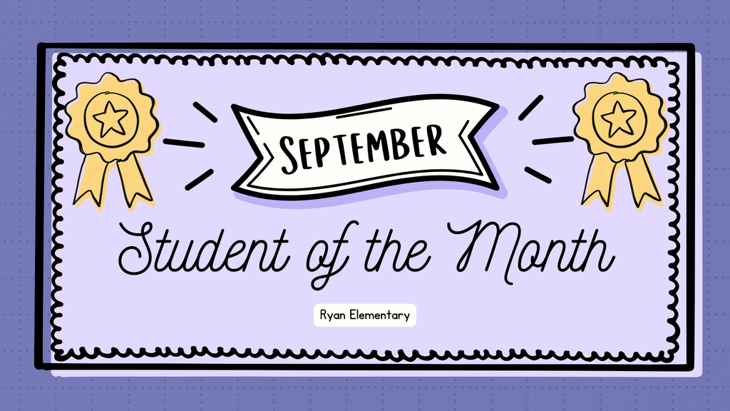 September Student of the Month