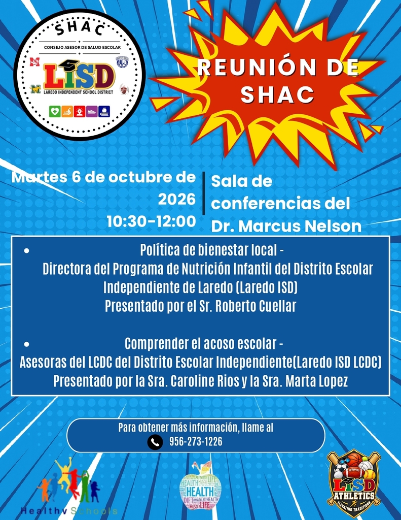 SHAC Meeting Information in Spanish
