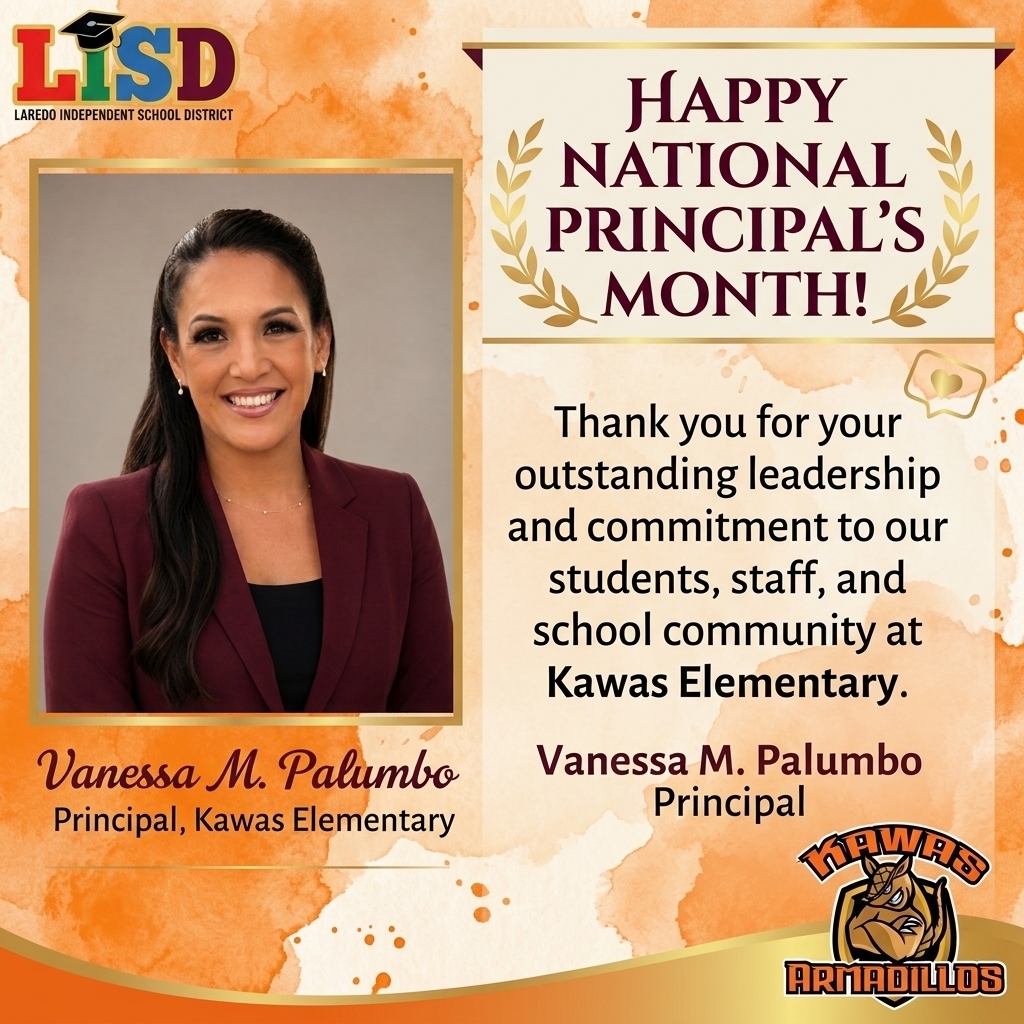 Happy National Principal's Month