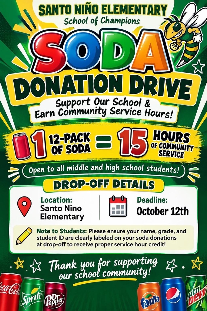 soda donation drive