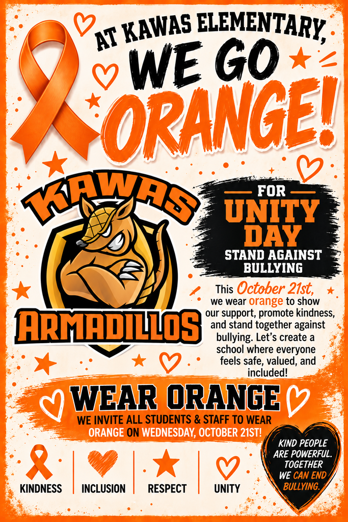 Wear Orange on October 21st for Unity Day!