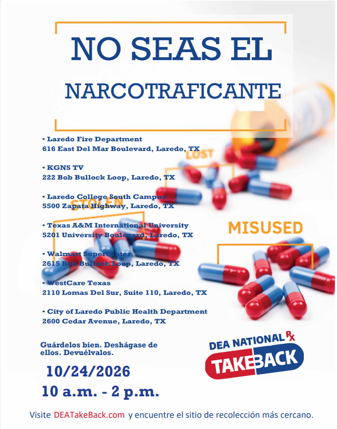 dea takeback day spanish