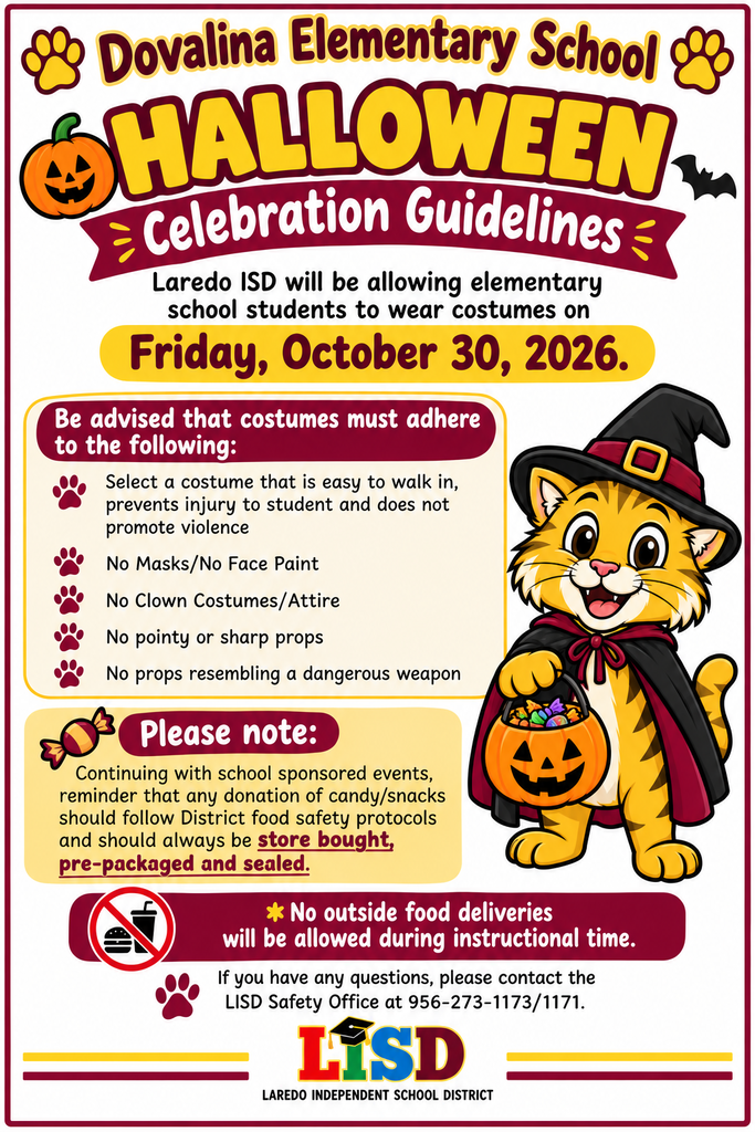Halloween guidelines