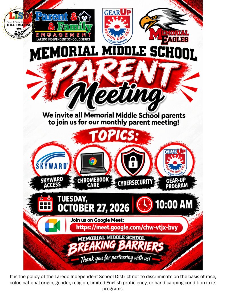 Parent Meeting - Eng