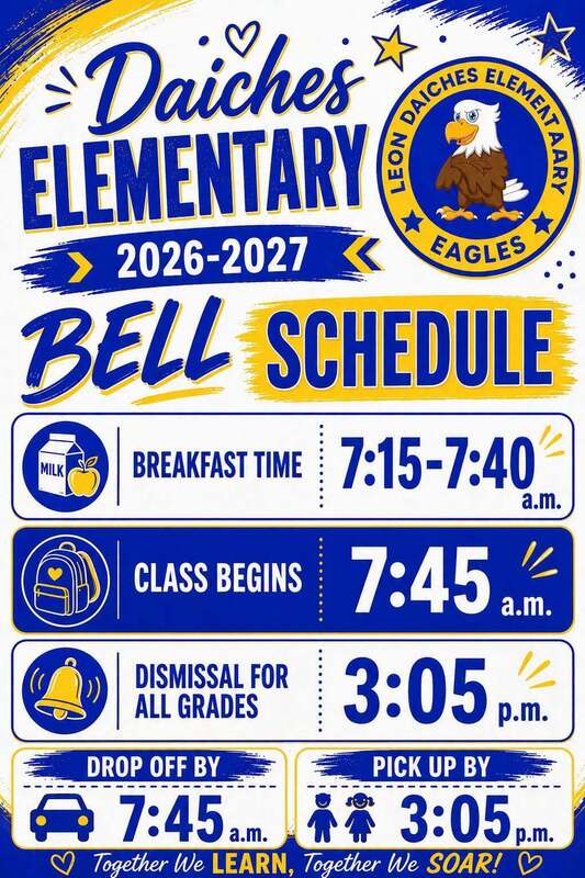 Daiches Bell Schedule 2026