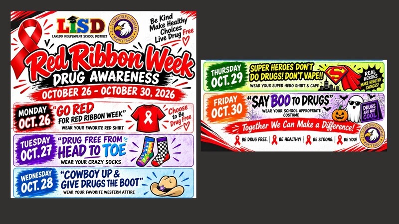 Red Ribbon Week - October 26 - 30, 2026