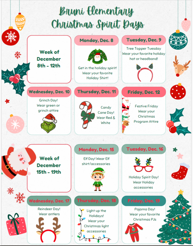 Christmas Spirit Days