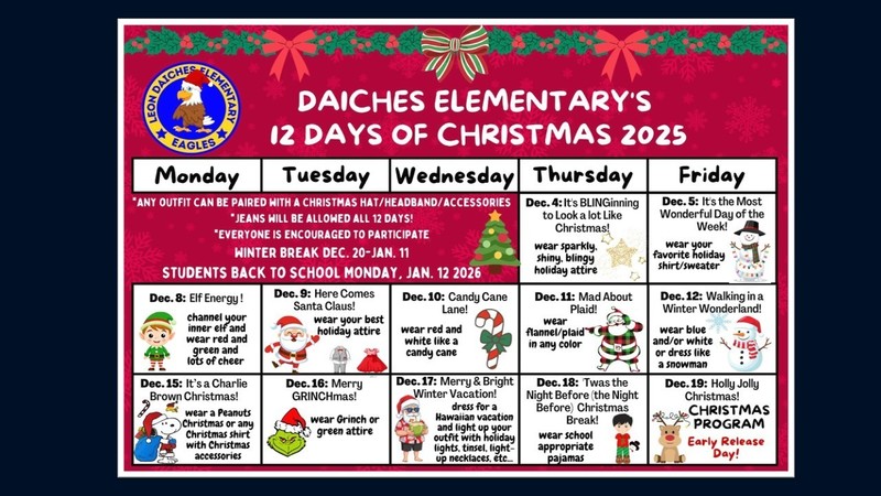 Daiches 12 Days of Christmas 2025