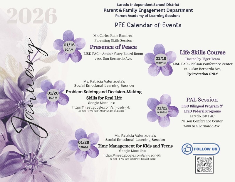 Parent & Family Engagement Flyer