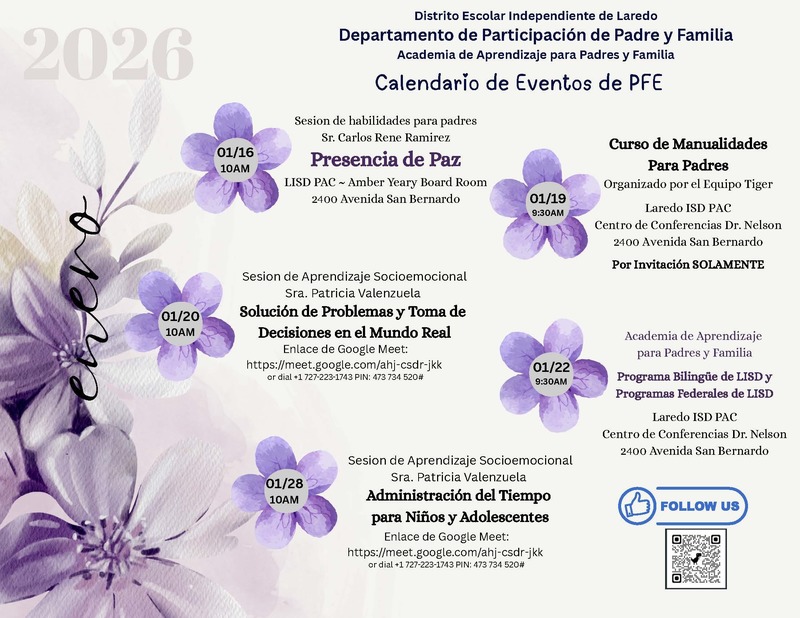 Parent & Family Engagement Flyer