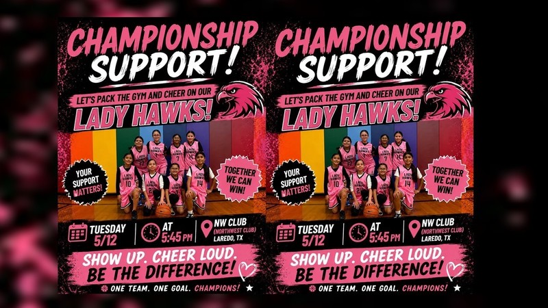 Championship Support!  Let's Pack the Gym and Cheer On Our Lady Hawks! Tuesday, May 12th @ 5:45 pm, NorthWest Gym Club