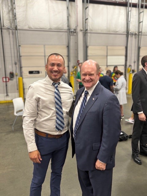 Ricardo & Senator Coons