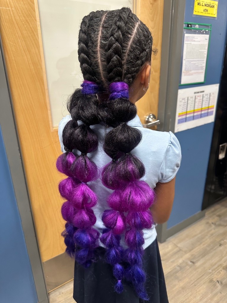 purple braids