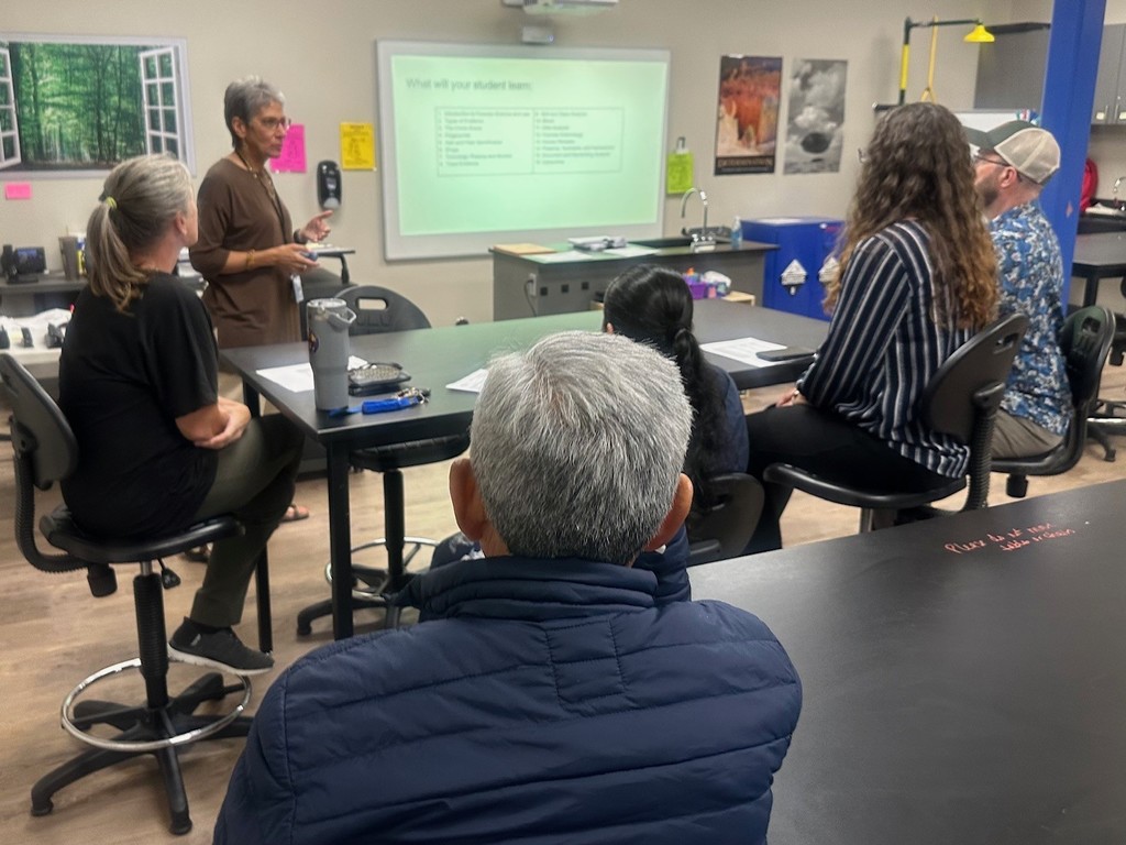 new ACHS teacher with parents