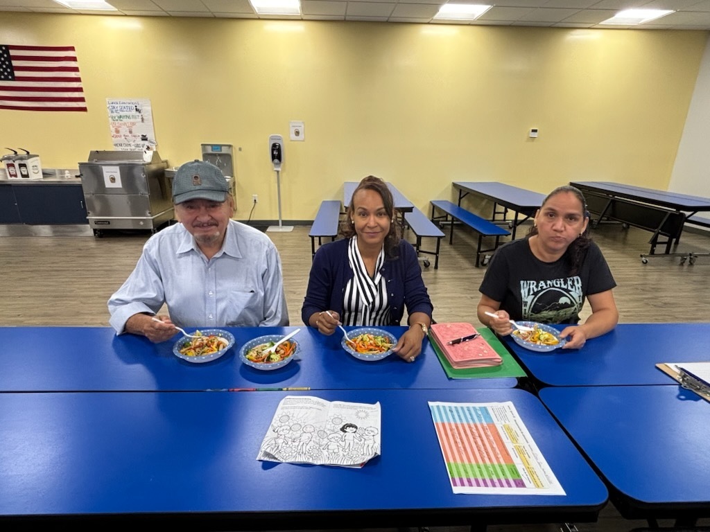 parents learning about nutrition