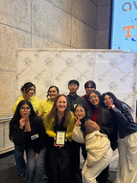 Image of High School students who competed at a University of Delaware competition