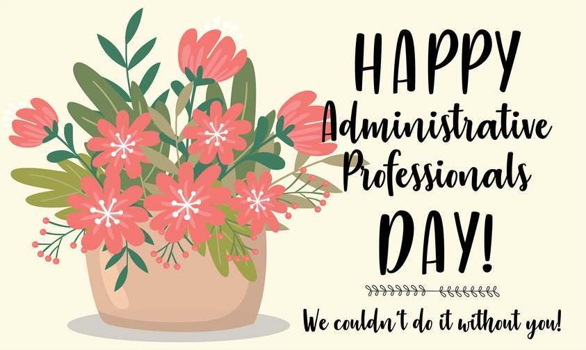 Administrative professional day flyer