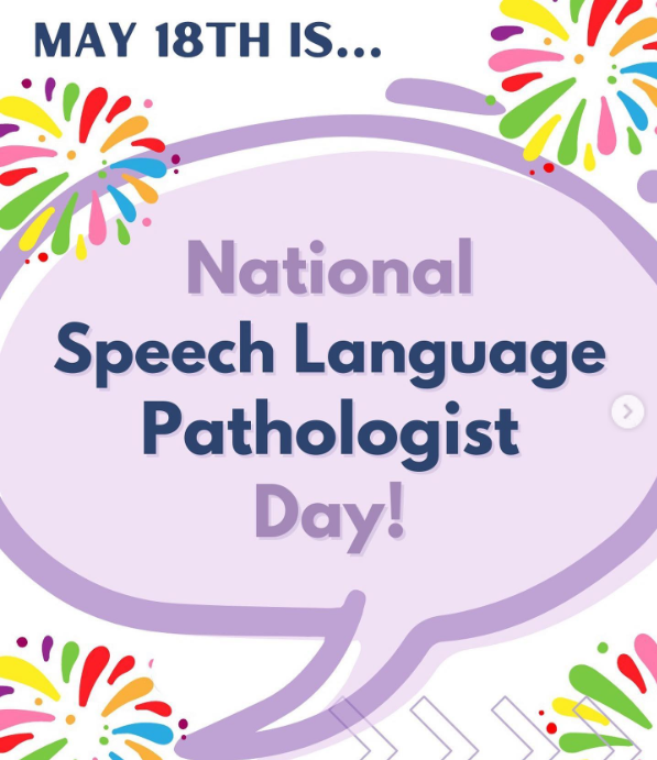 National Speech Language Pathologist Day flyer