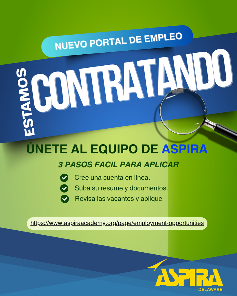 Hiring flyer in Spanish