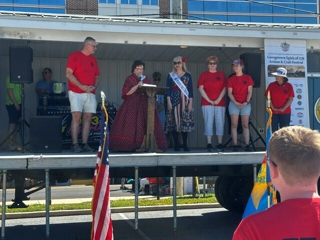 Faye West opens the Georgetown 250 Celebration