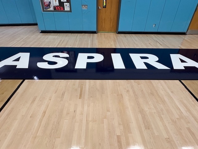 east camous new gym aspira logo