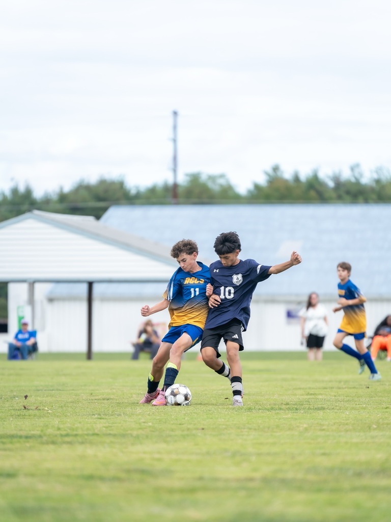 Middle school boys soccer tackle
