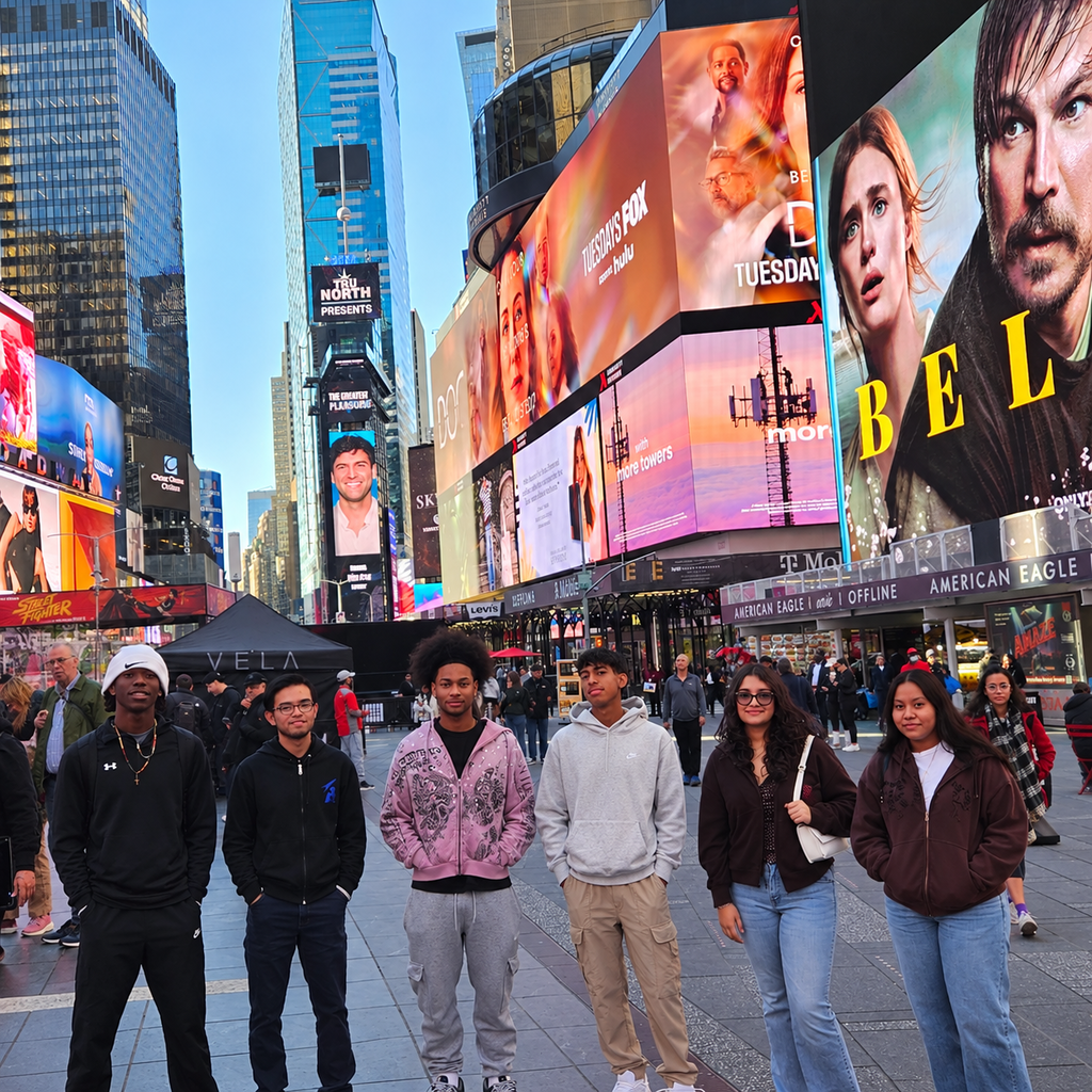 HS visit to times square