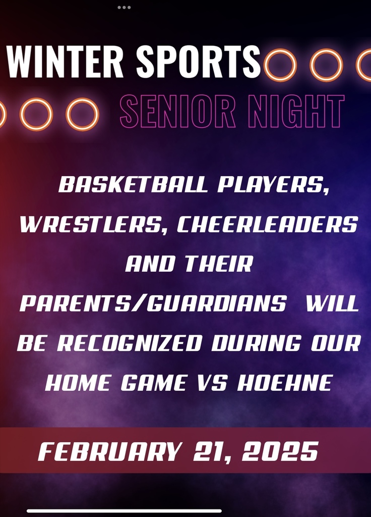 winter sports senior night