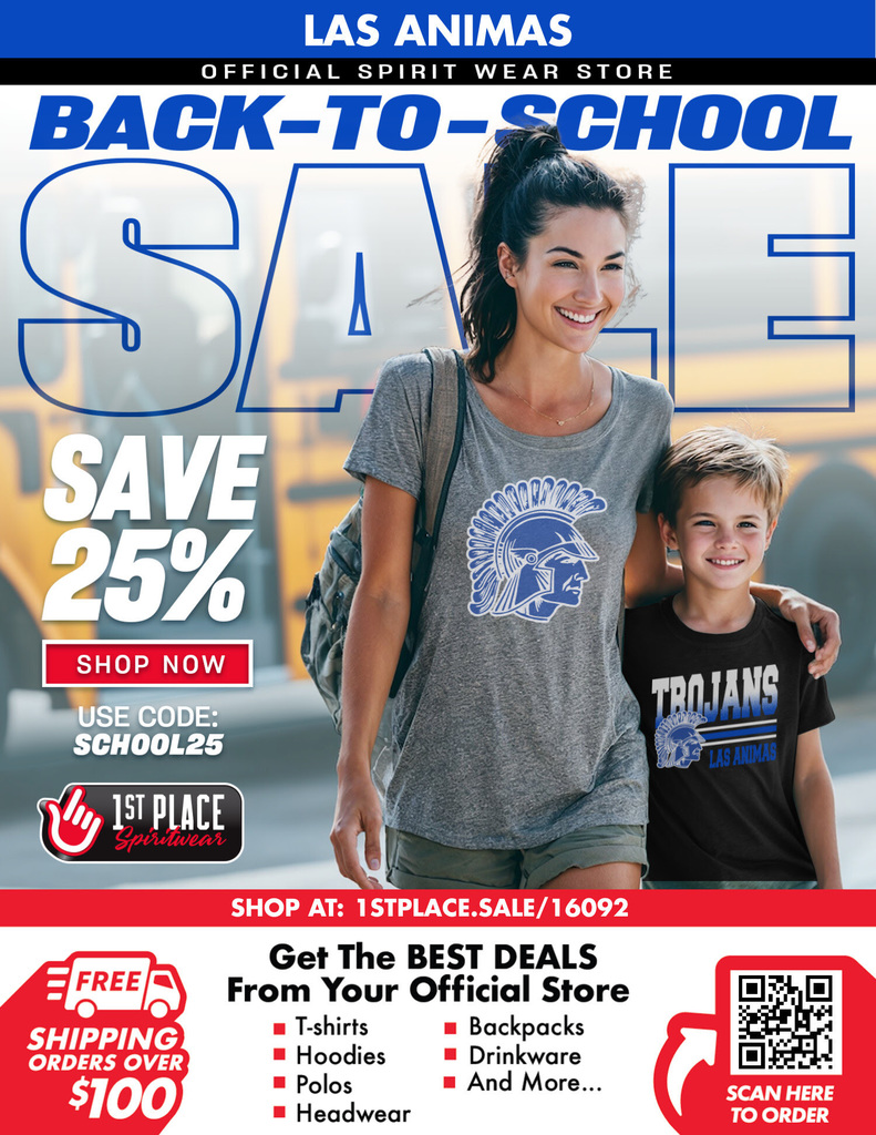 online store back to school sale flyer