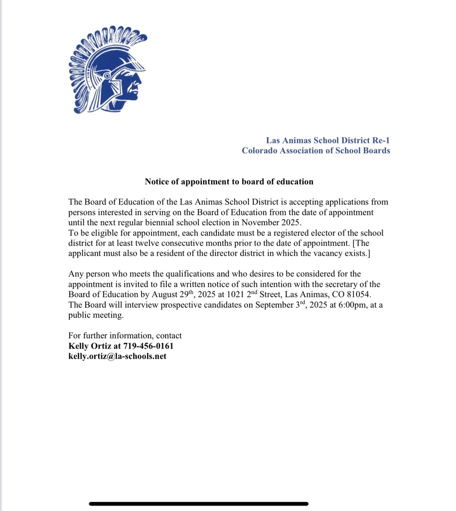 Board of education vacancy