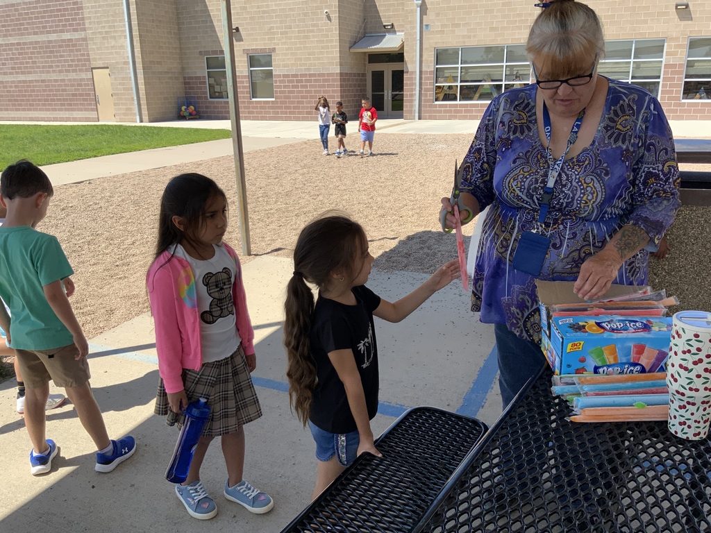 Popsicle pics from LAES perfect attendance