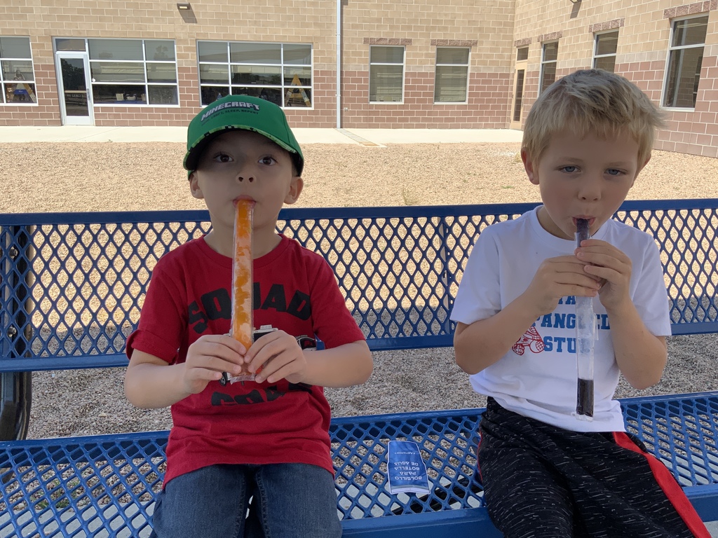 Popsicle pics from LAES perfect attendance