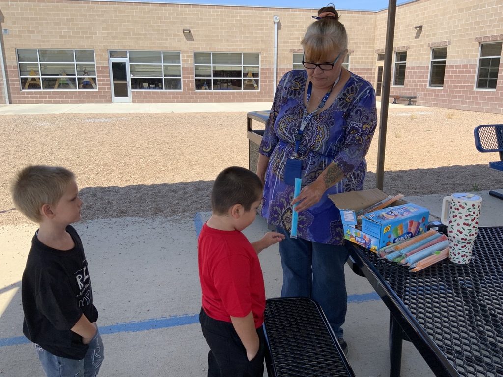 Popsicle pics from LAES perfect attendance