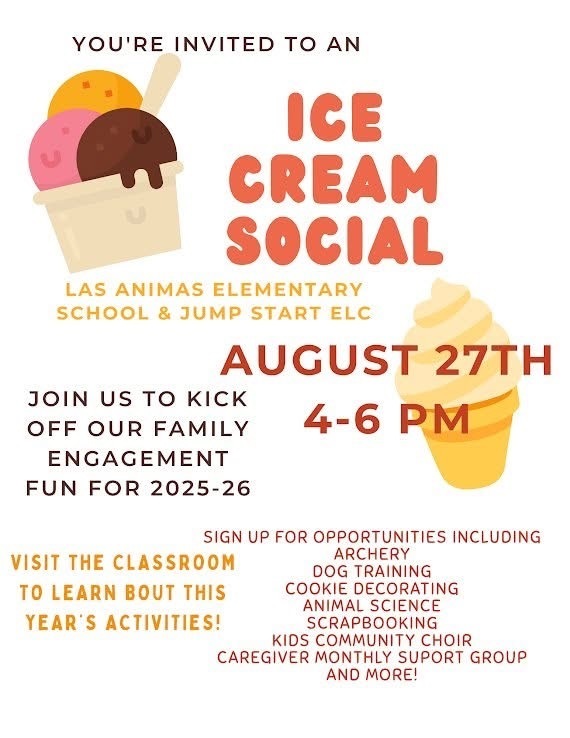 Ice cream social reminder