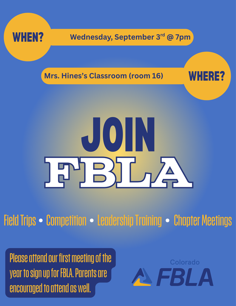 FBLA meeting flyer