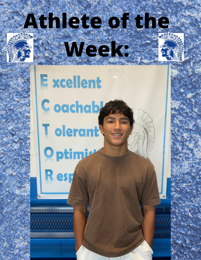 Athlete of the week flyer 