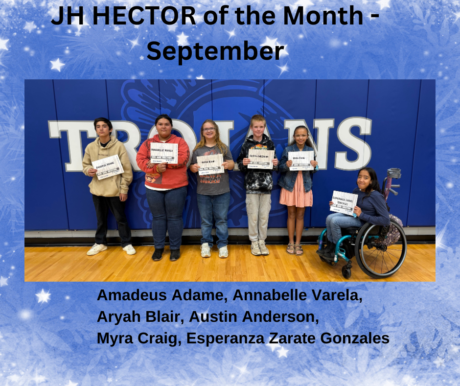 JH HECTOR of the Month - Sept