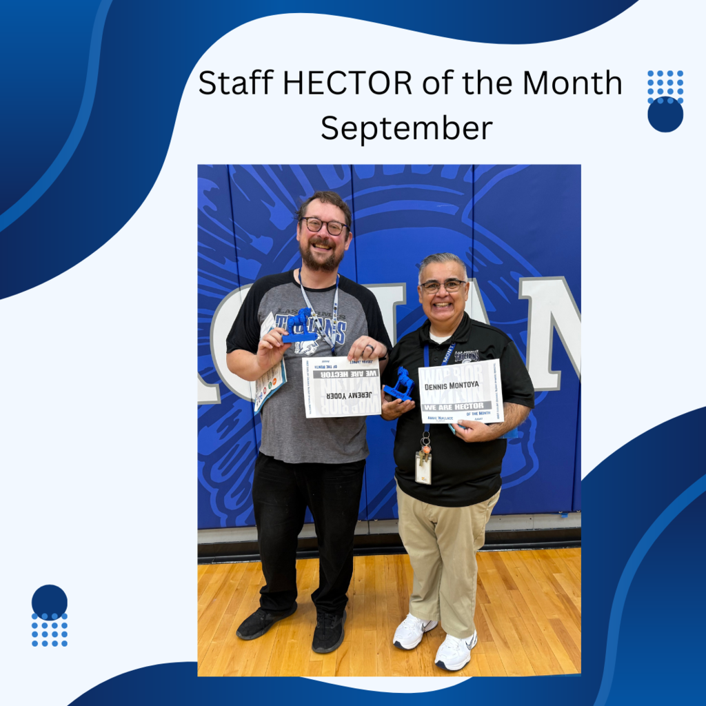 Staff HECTOR of the Month for Sept flyer